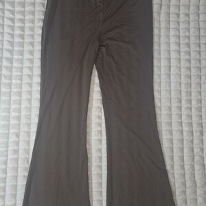Women's Boot Cut Flare Pants - Brown